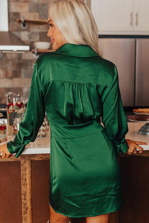 Impressions Forever First Class Wrap Mini Dress