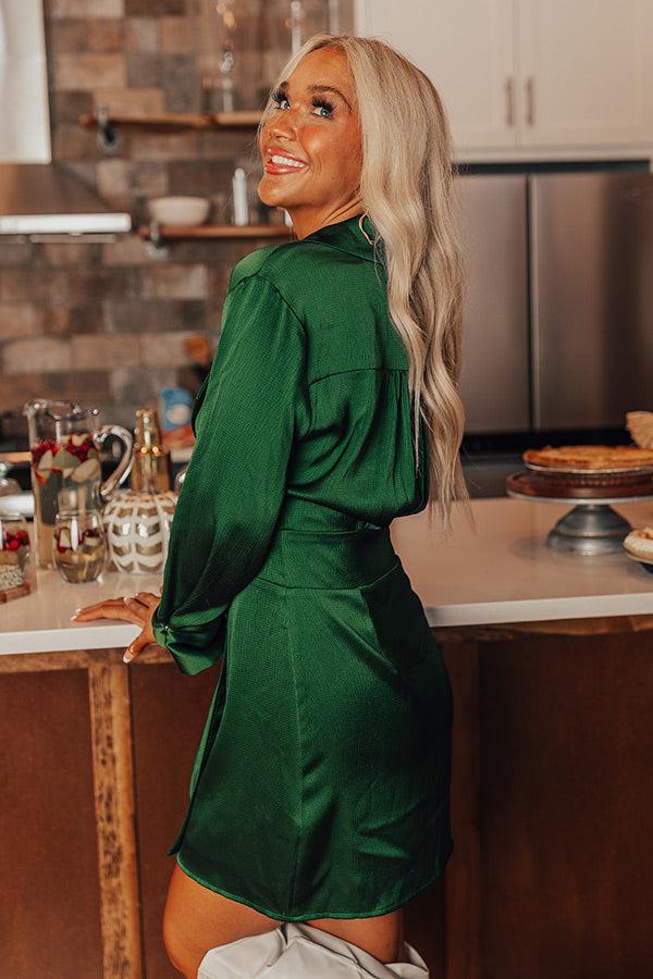 Impressions Forever First Class Wrap Mini Dress