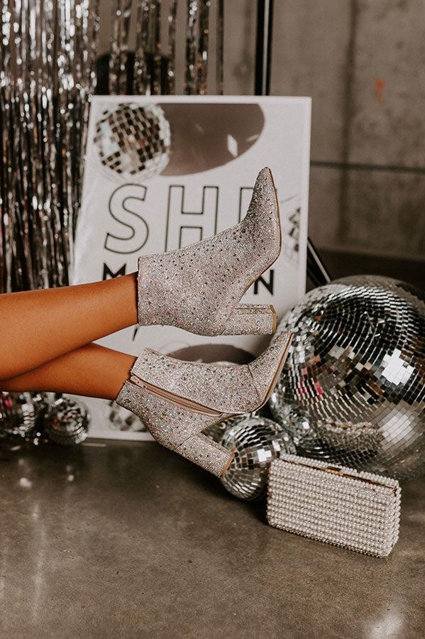 Impressions Free And Flirty Rhinestone Bootie