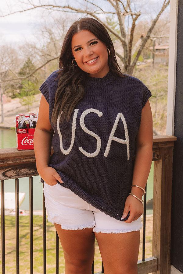 Impressions Freedom Flair Knit Top Curves