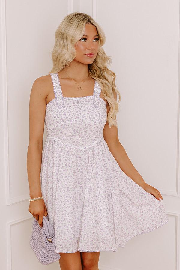 Impressions French Countryside Floral Mini Dress