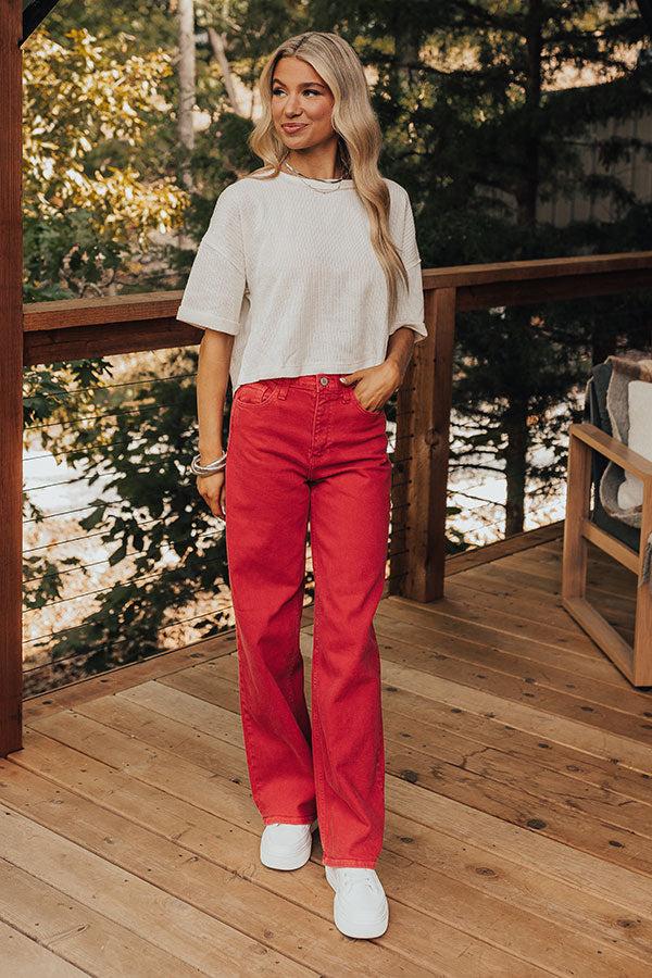 Impressions Fresh Breeze Knit Top In Cream