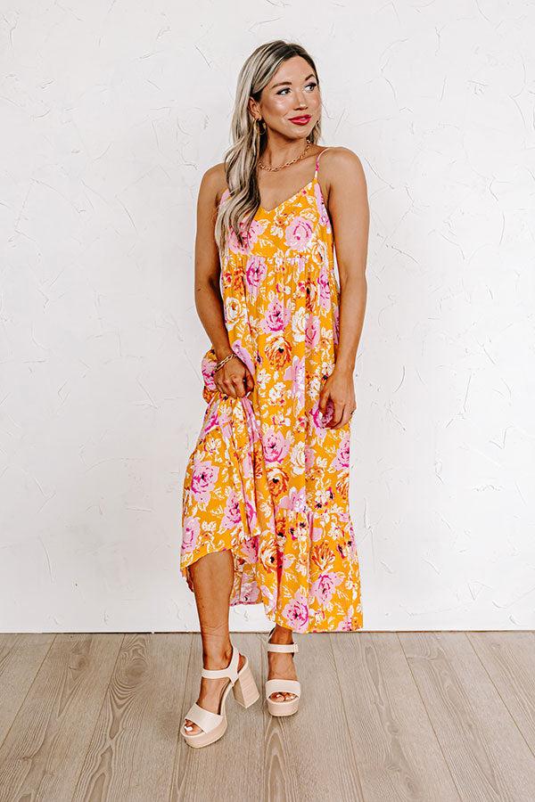 Impressions Friendly Smiles Floral Midi