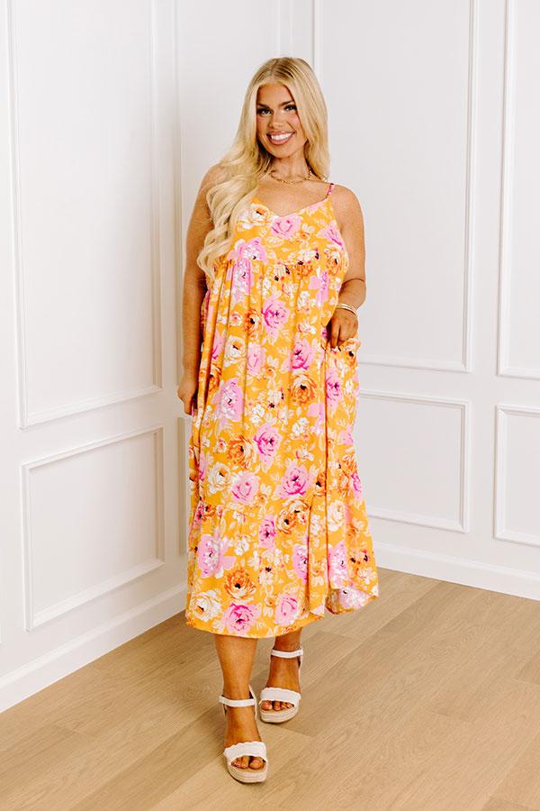 Impressions Friendly Smiles Floral Midi Curves
