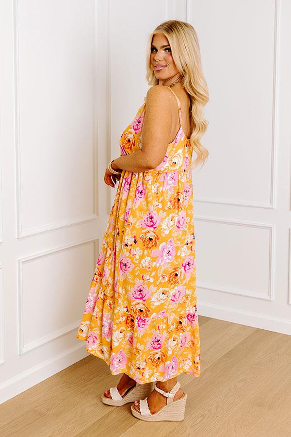Impressions Friendly Smiles Floral Midi Curves