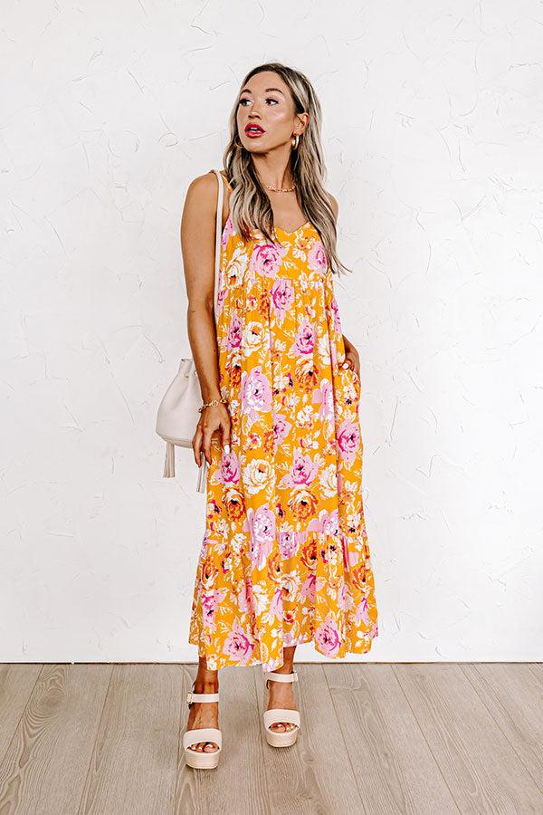 Impressions Friendly Smiles Floral Midi