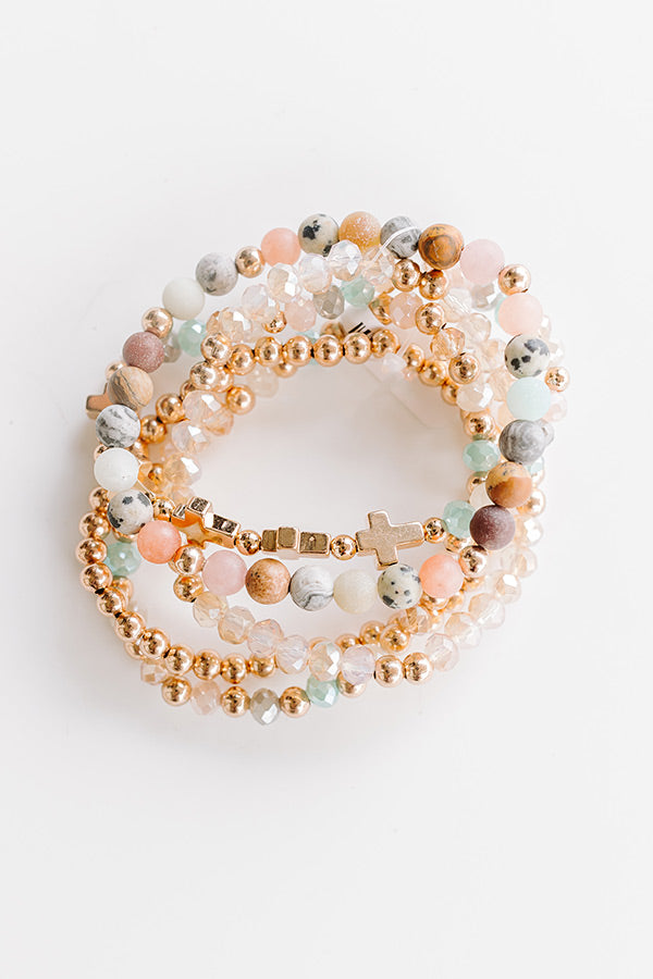 Impressions Full Of Faith Bracelet Set in Multi