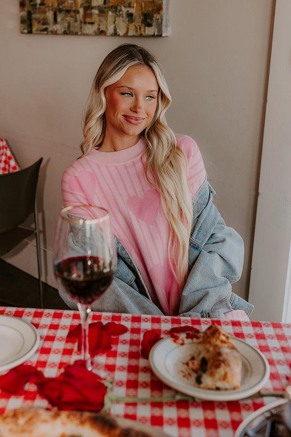 Impressions Full Of Love Knit Sweater Dress