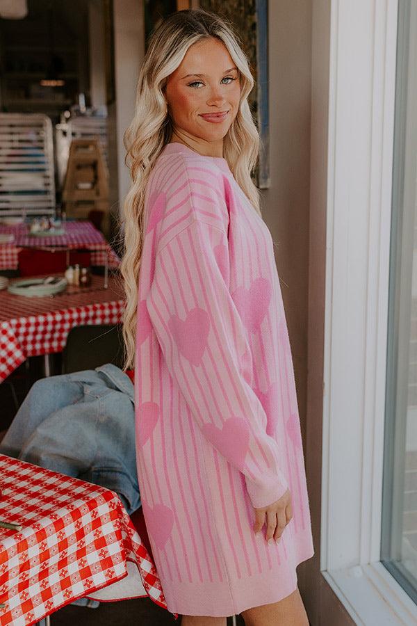 Impressions Full Of Love Knit Sweater Dress