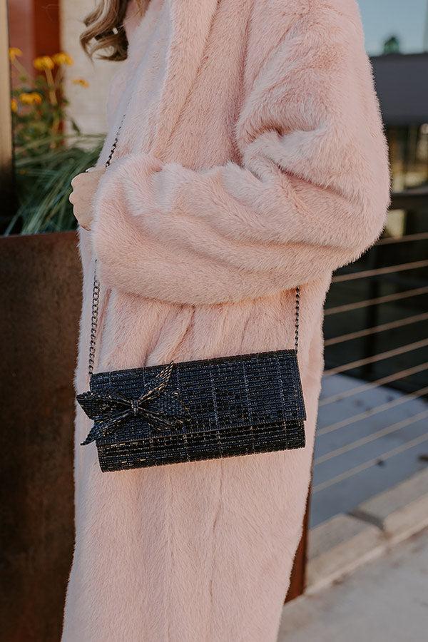 Impressions Gala Ready Rhinestone Clutch in Black