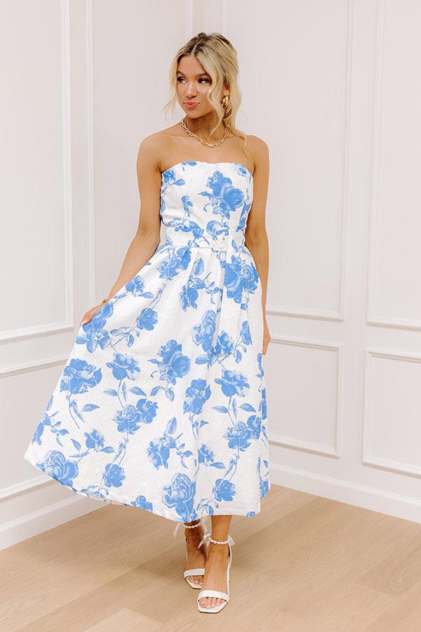 Impressions Garden Galore Floral Midi Dress