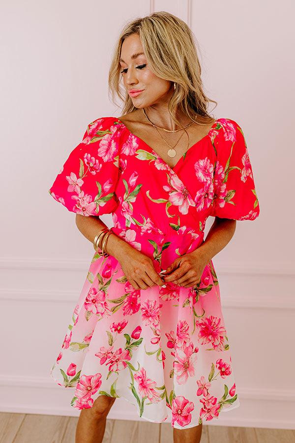 Impressions Garden Glamour Mini Dress