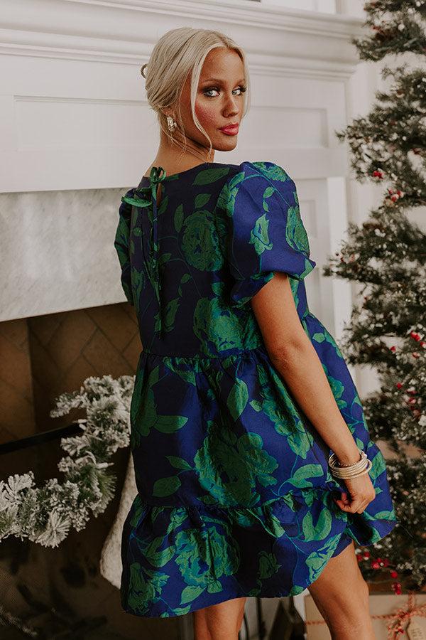 Impressions Garden Party Jacquard Mini Dress