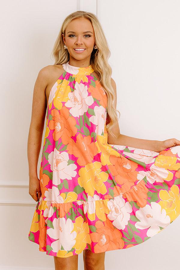 Impressions Gardenia Gorgeous Mini Dress