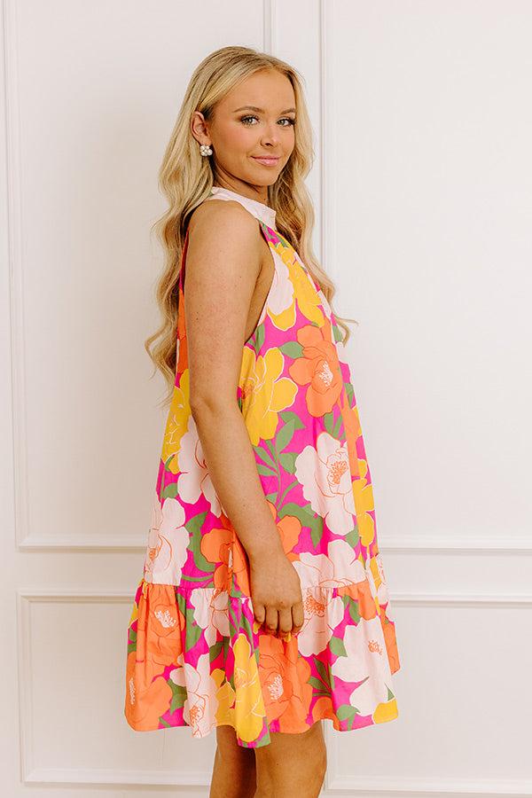 Impressions Gardenia Gorgeous Mini Dress