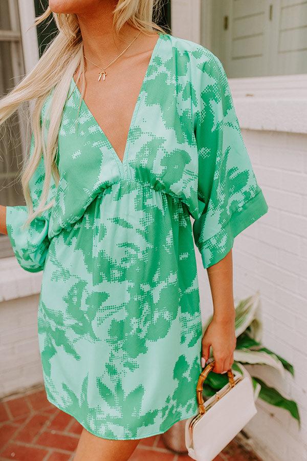 Impressions Girls Trip Ready Mini Dress In Green