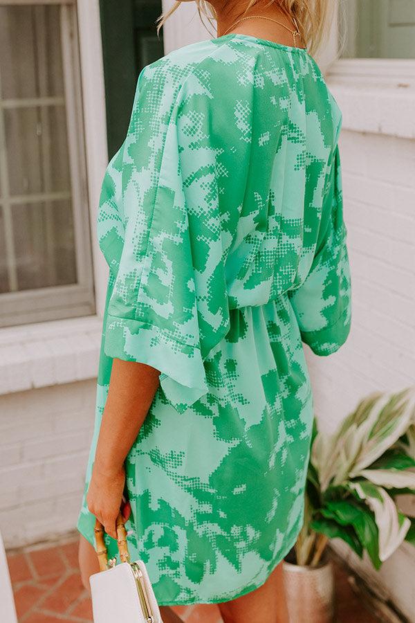 Impressions Girls Trip Ready Mini Dress In Green