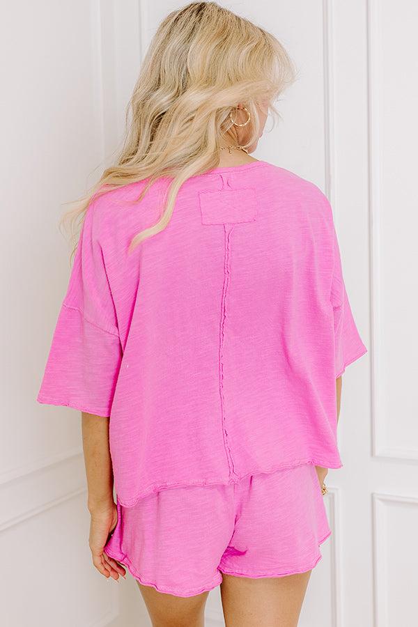 Impressions Girls Trip Ready Oversized Crop Tee