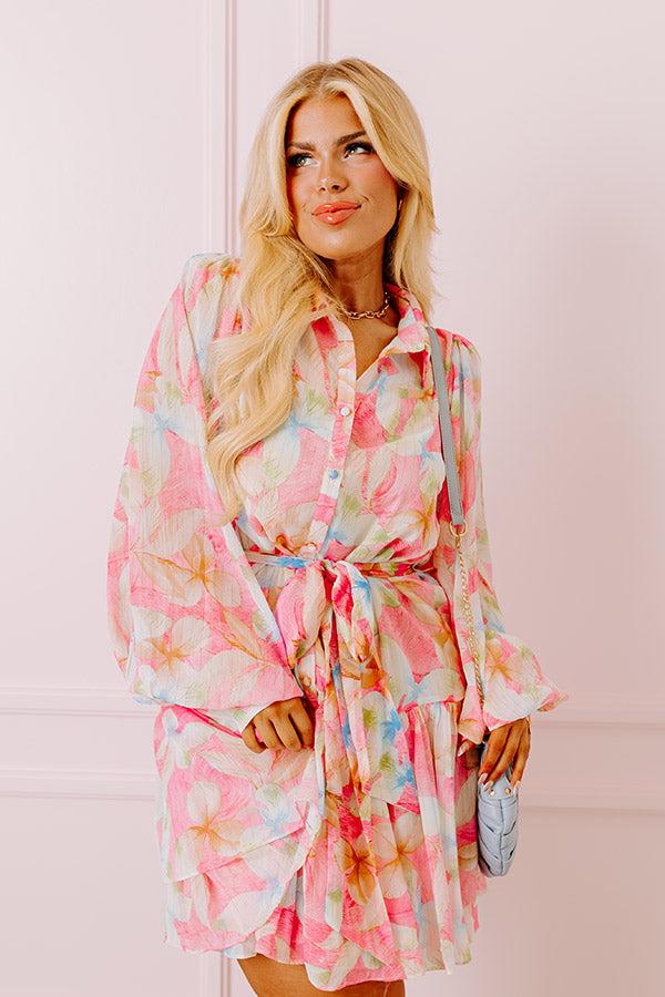 Impressions Give Me Butterflies Mini Dress Curves