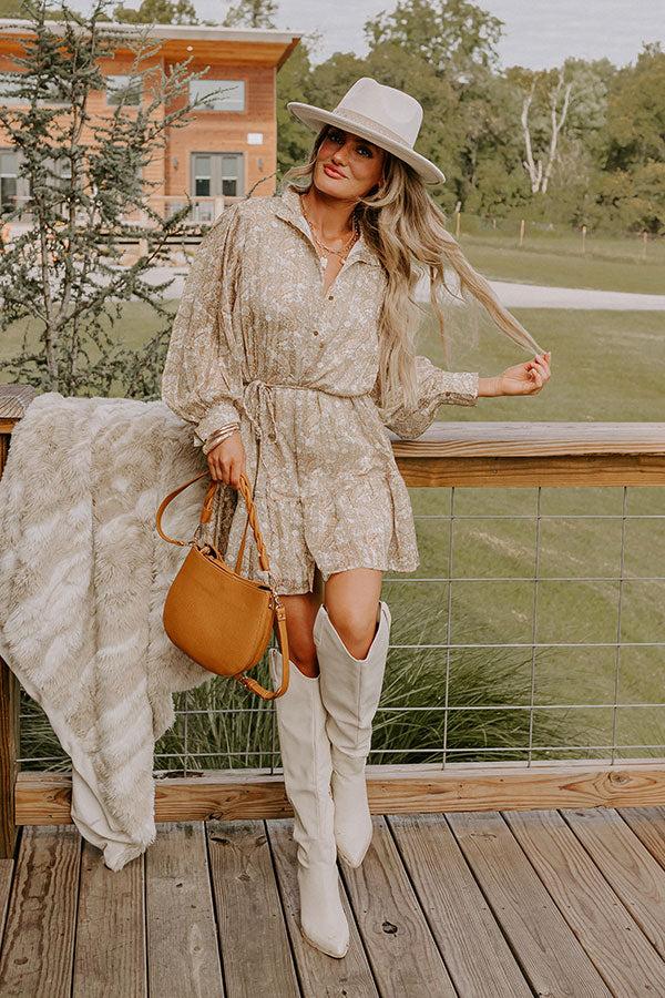 Impressions Glamour Galore Paisley Mini Dress