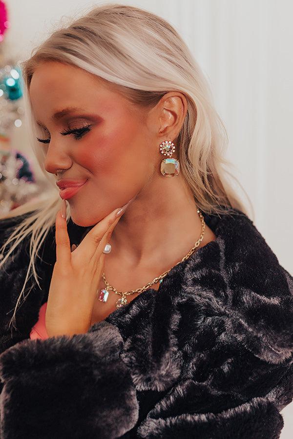 Impressions Glamour Girl Earrings In Champagne
