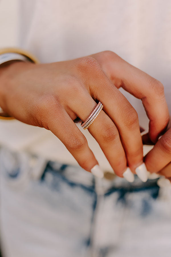 Impressions Glamour Girl Ring Set