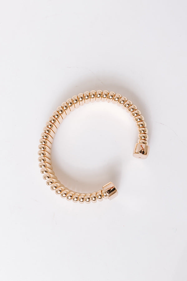 Impressions Golden Glow Cuff Bracelet