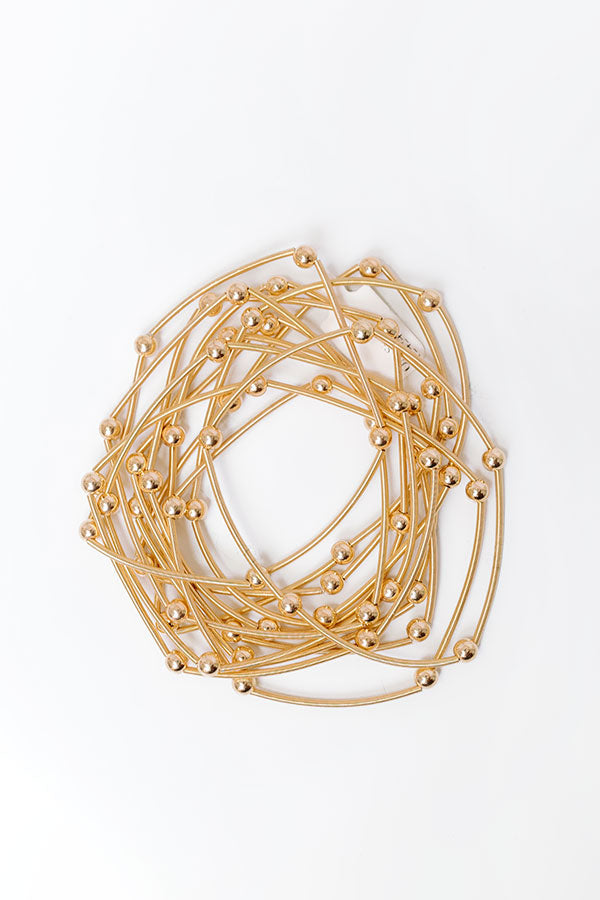 Impressions Golden Hour Stretch Bracelet Set