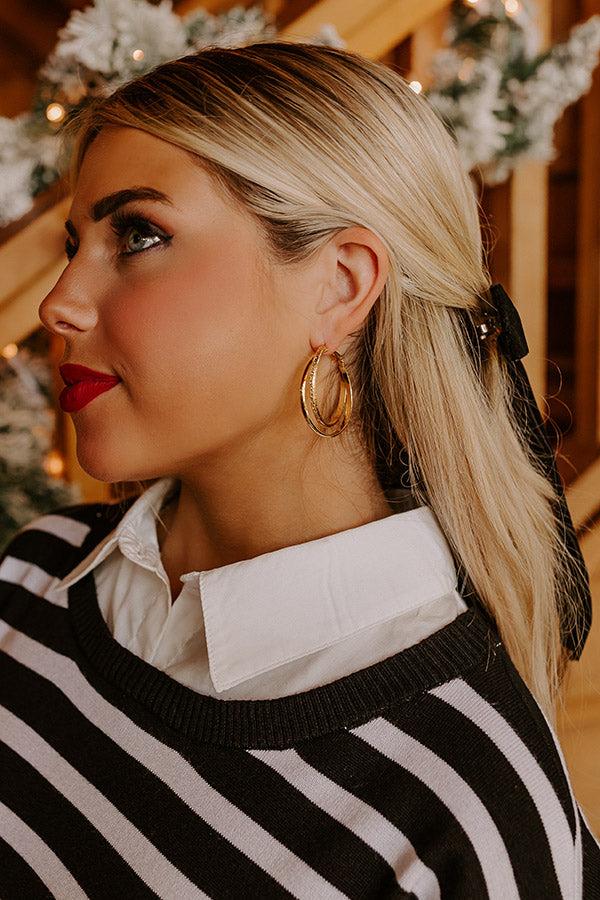 Impressions Good Times Hoop Earrings