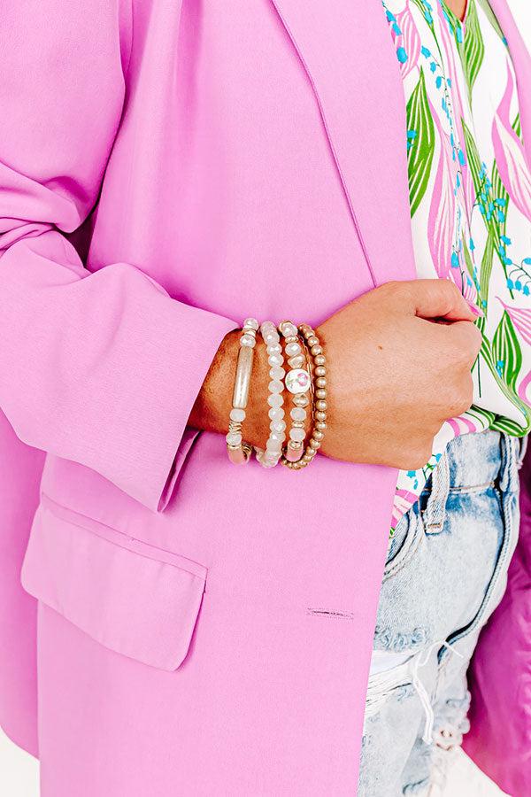 Impressions Gorgeous Coast Bracelet Set In Ivory