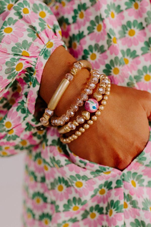 Impressions Gorgeous Coast Bracelet Set In Purple