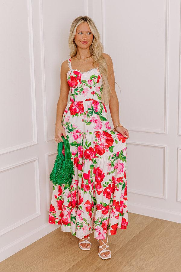 Impressions Grace And Blooms Floral Maxi Dress