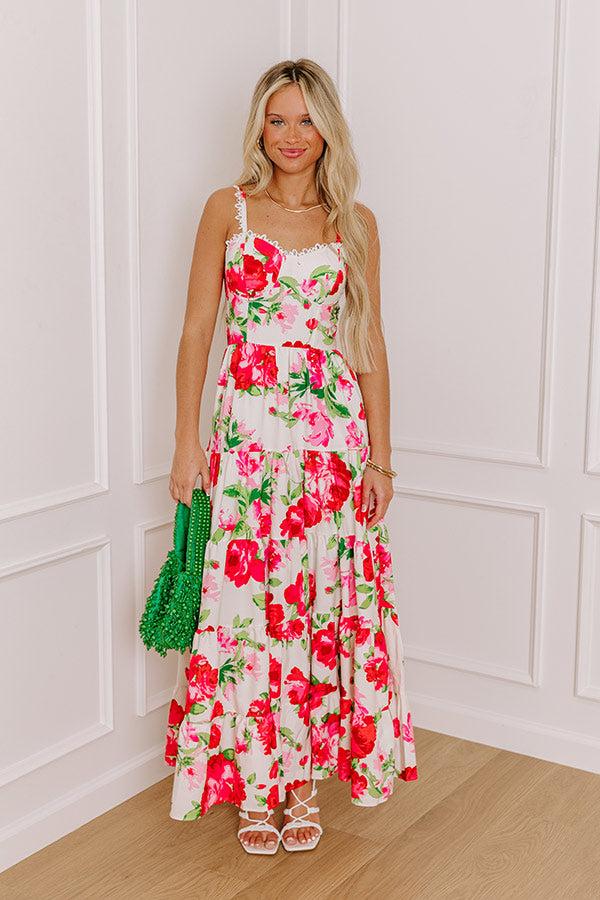 Impressions Grace And Blooms Floral Maxi Dress