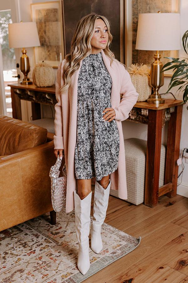 Impressions Graceful Reflections Floral Mini Dress