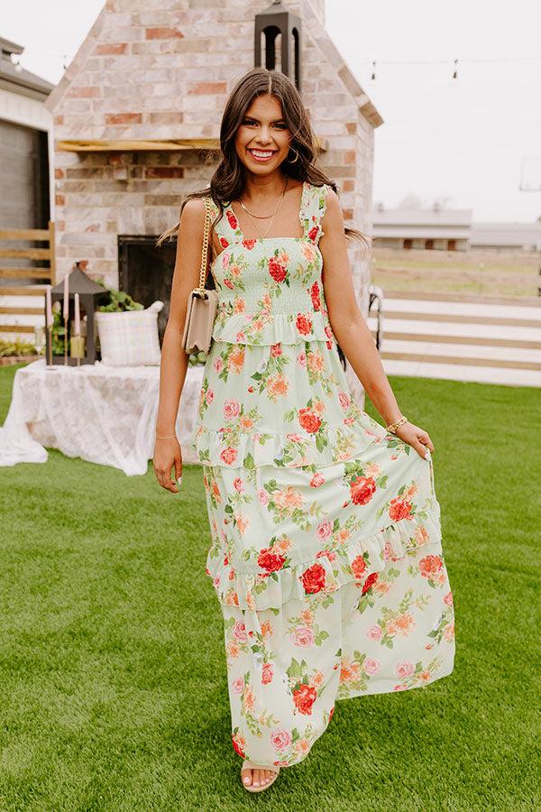 Impressions Greek Isles Floral Maxi
