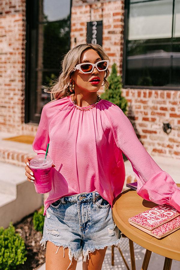 Impressions Guava Gorgeous Shift Top