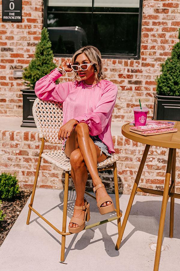 Impressions Guava Gorgeous Shift Top