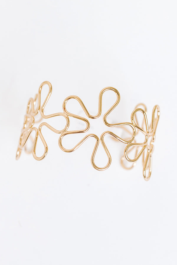 Impressions Happy Blooms Cuff Bracelet