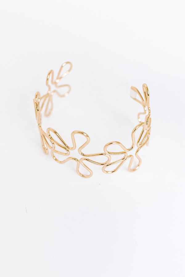 Impressions Happy Blooms Cuff Bracelet