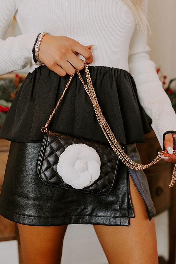 Impressions Happy Blooms Faux Leather Purse