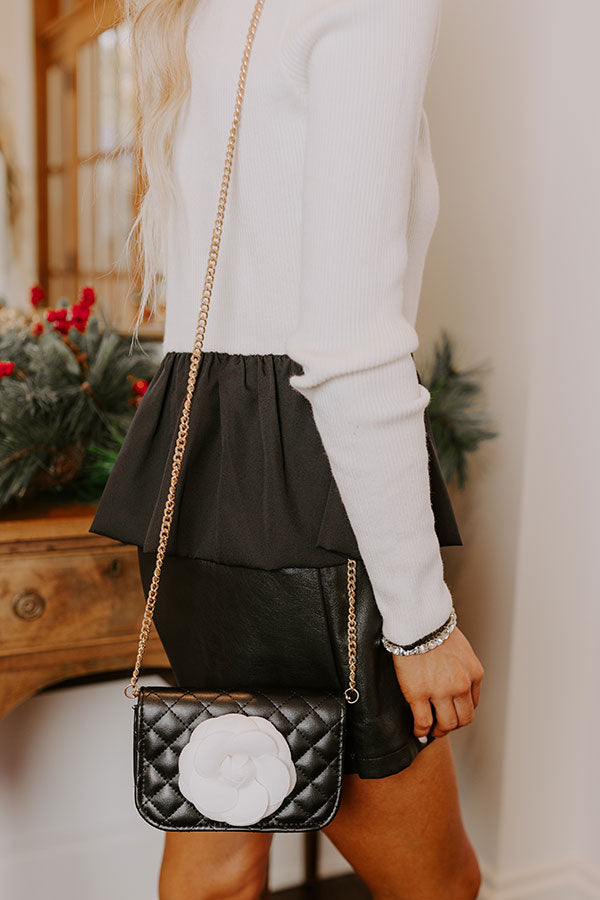 Impressions Happy Blooms Faux Leather Purse