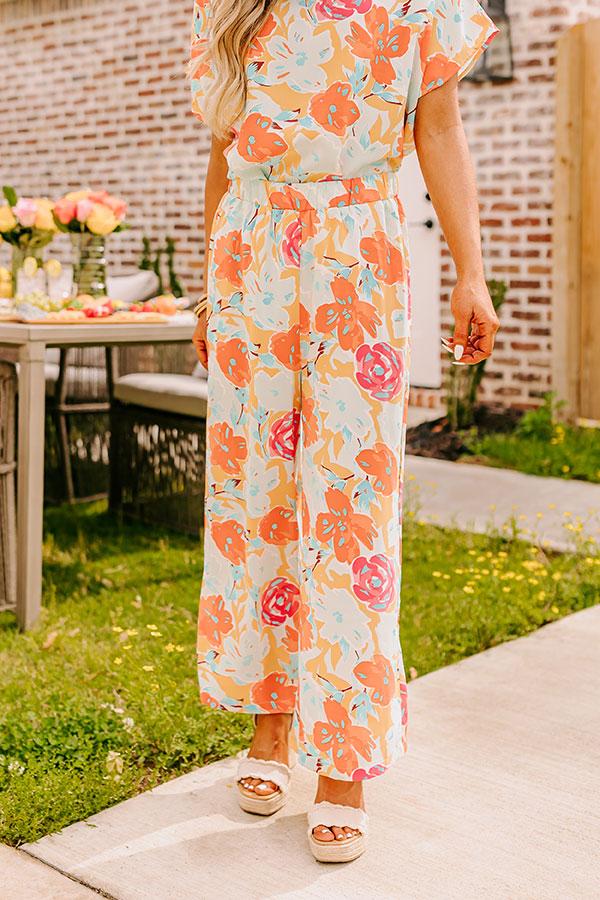 Impressions Happy Blooms High Waist Pants