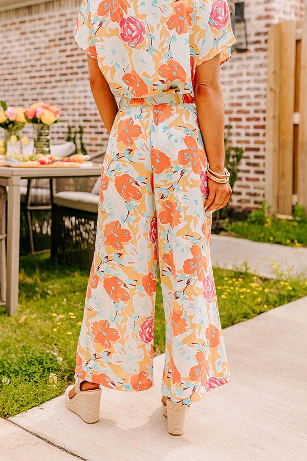 Impressions Happy Blooms High Waist Pants