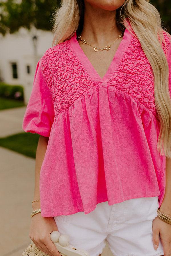 Impressions Happy Moment Babydoll Top