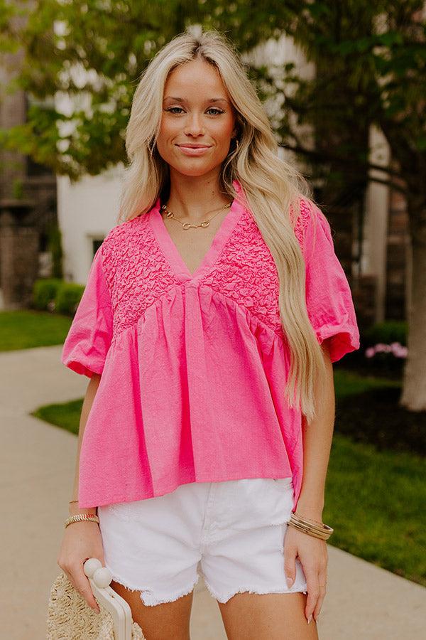 Impressions Happy Moment Babydoll Top