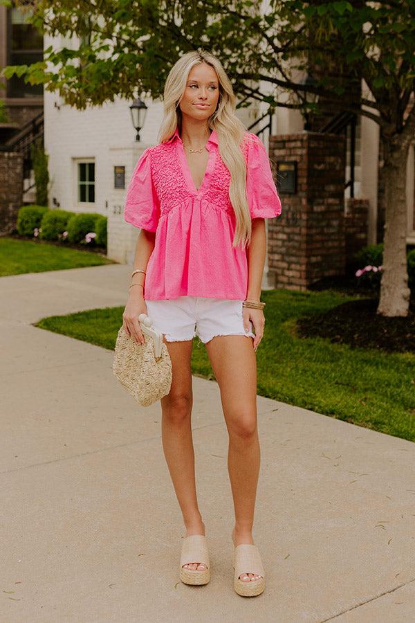 Impressions Happy Moment Babydoll Top