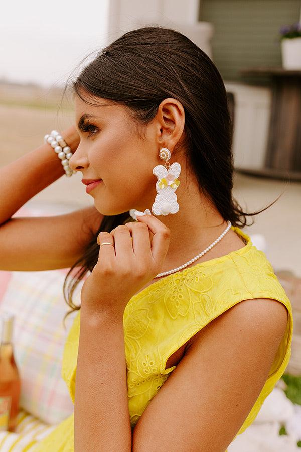 Impressions Happy Vibes Beaded Earrings