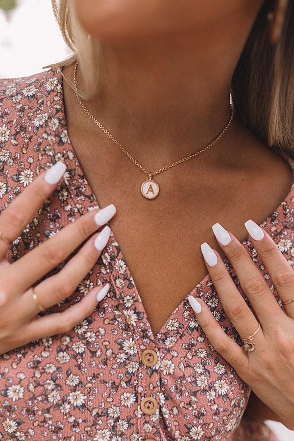 Impressions Haute Shot Initial Necklace