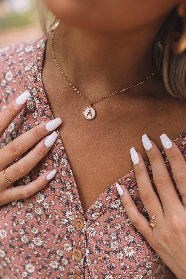 Impressions Haute Shot Initial Necklace