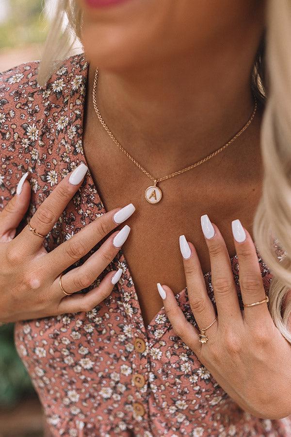 Impressions Haute Shot Initial Necklace